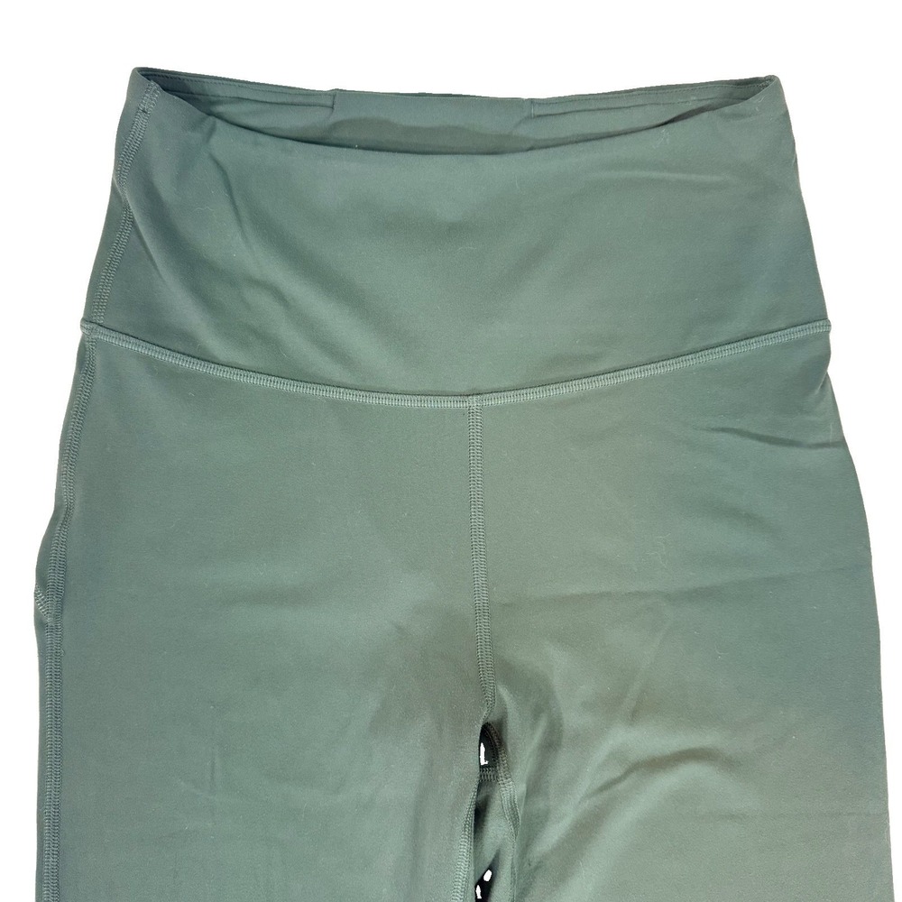 Lululemon Groove Super High Rise Flared Pant Green Size 6 Nulu Yoga Leggings 32" - Picture 2 of 10